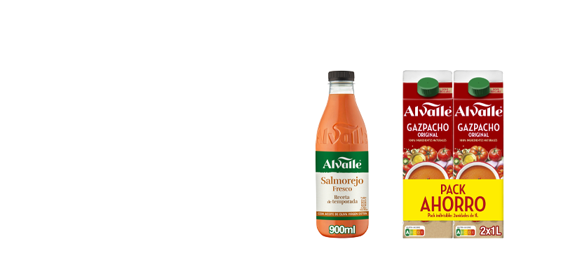 ALVALLE Gazpacho y salmorejo