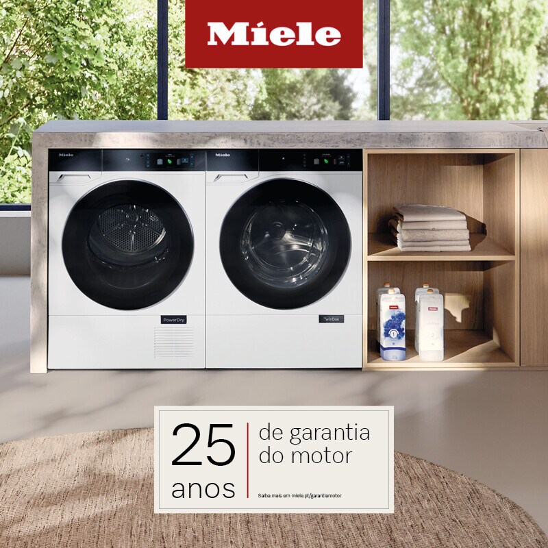 Miele 25 anos de garantia do motor