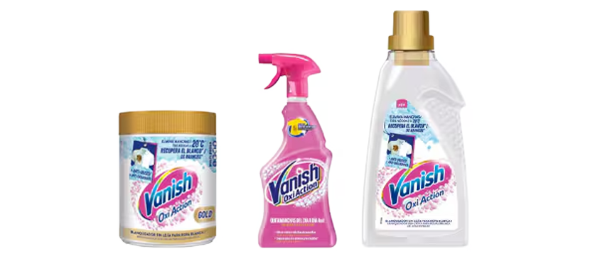 Vanish Quitamanchas y aditivos para el lavado