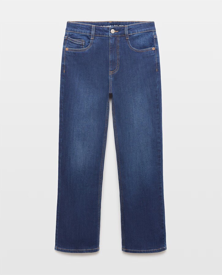 Easy Wear Denim Crop Flare