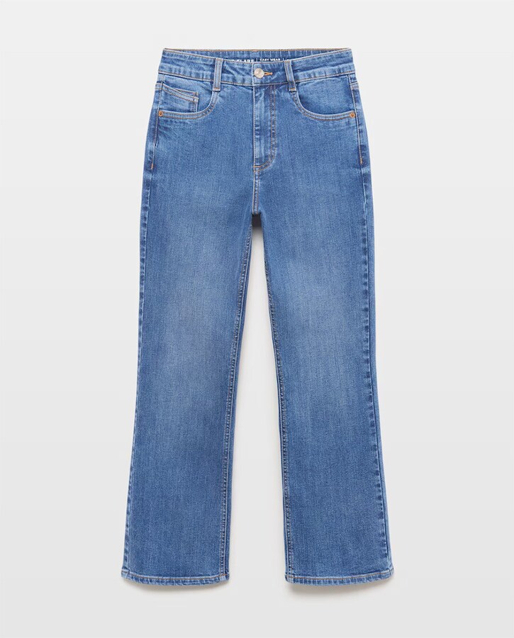 Easy Wear Denim Crop Flare