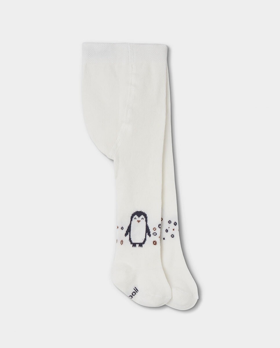 Imagem 0 de Collants Infantil com Estampado de Animais e Cintura Subida