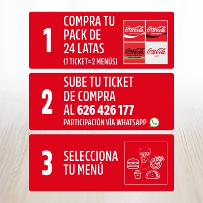 Consigue 2 Menús gratis