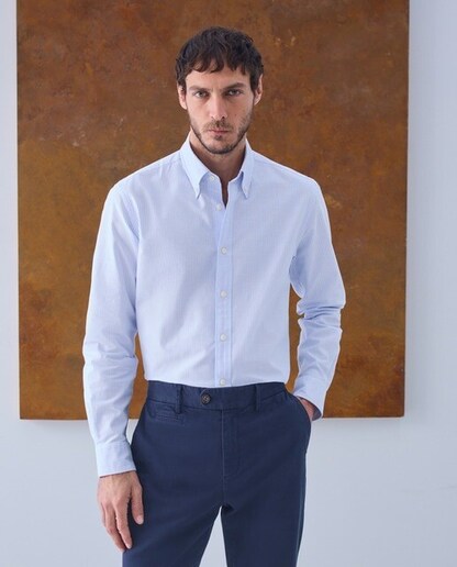 Camisa oxford classic fit