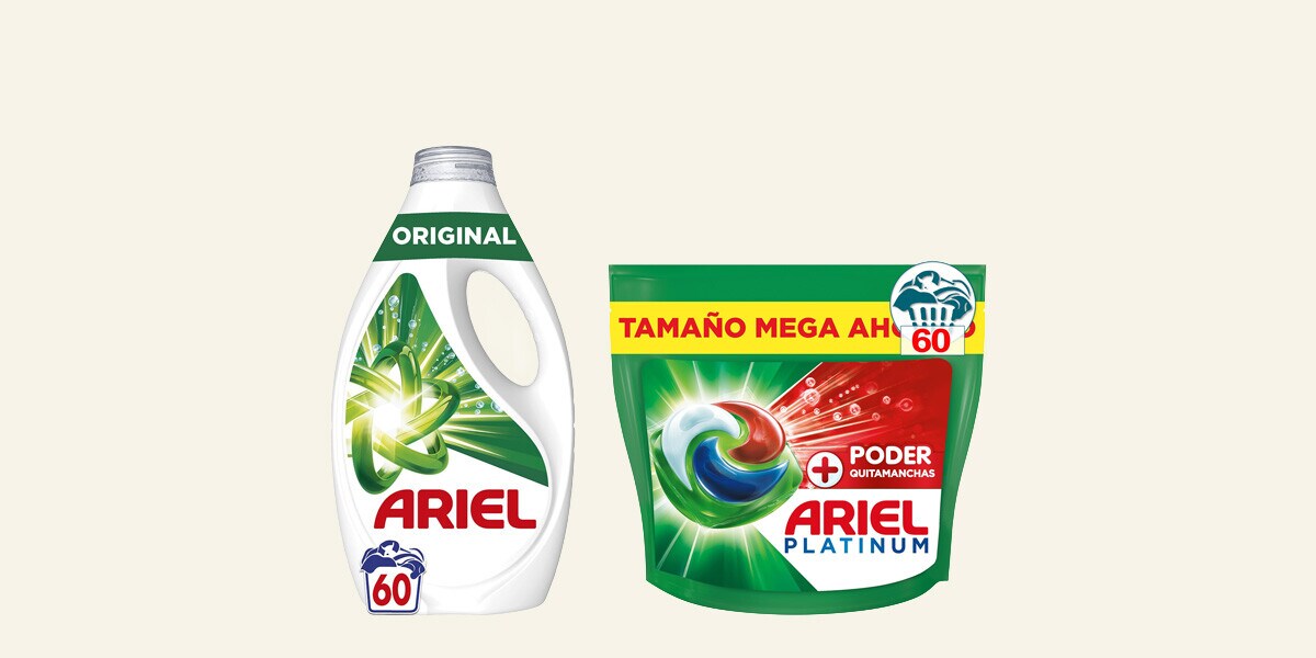 Detergente para la ropa Ariel