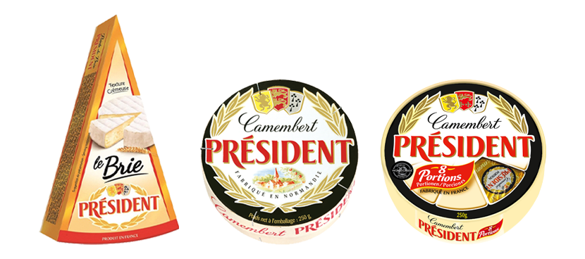 President Quesos franceses