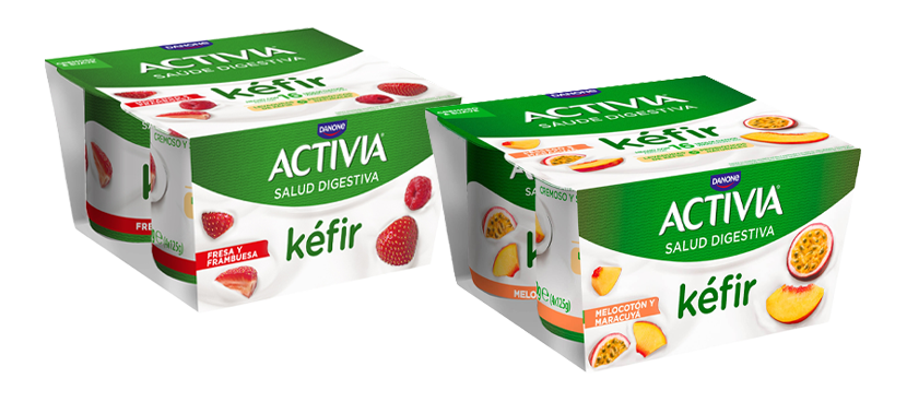 Activia Kéfir natural y sabores