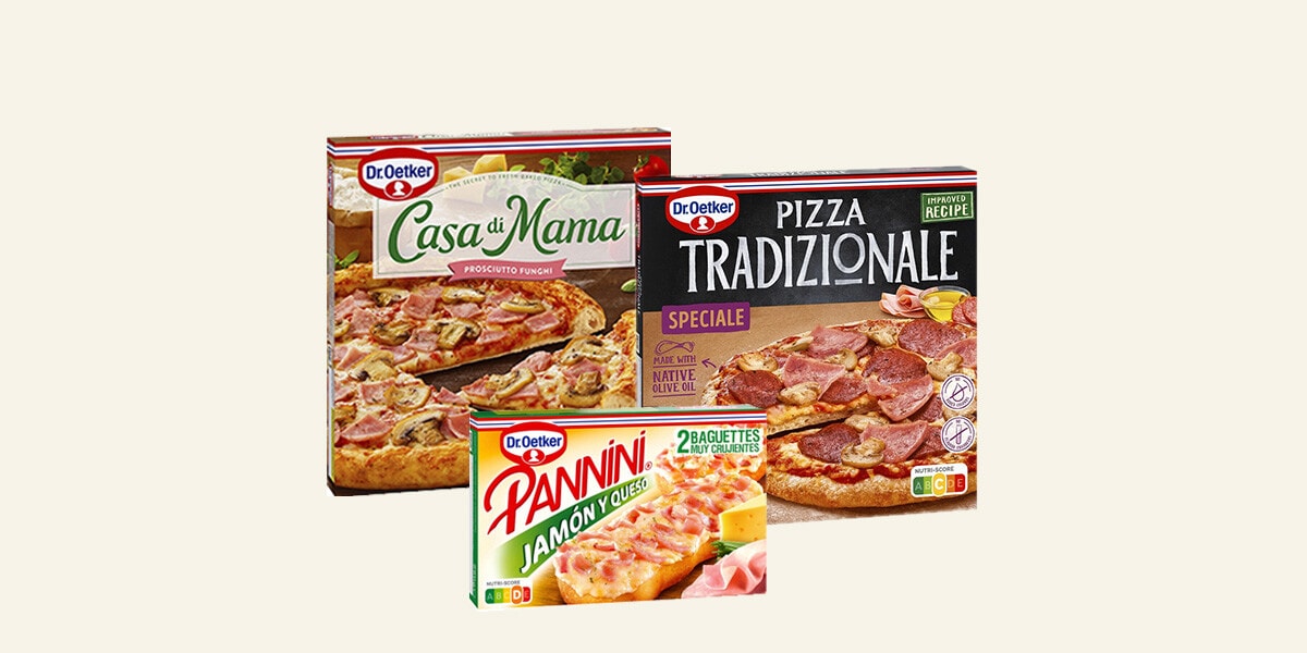 Pizzas y panninis Dr. Oetker