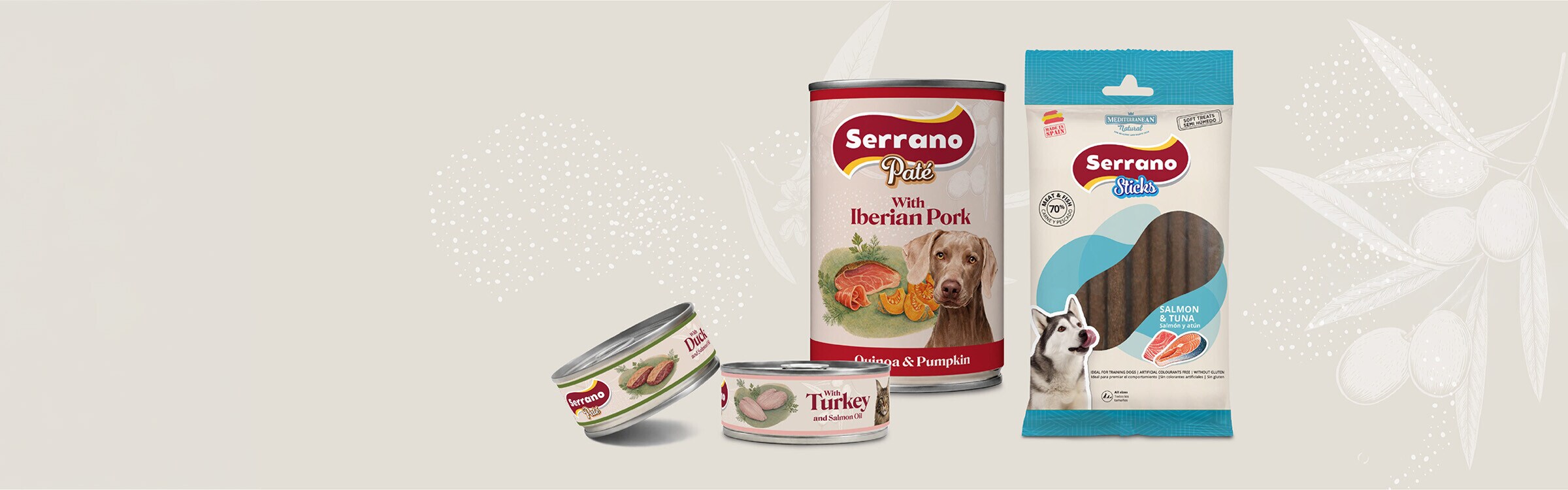 Descubre toda nuestra gama de Serrano para perros y gatos