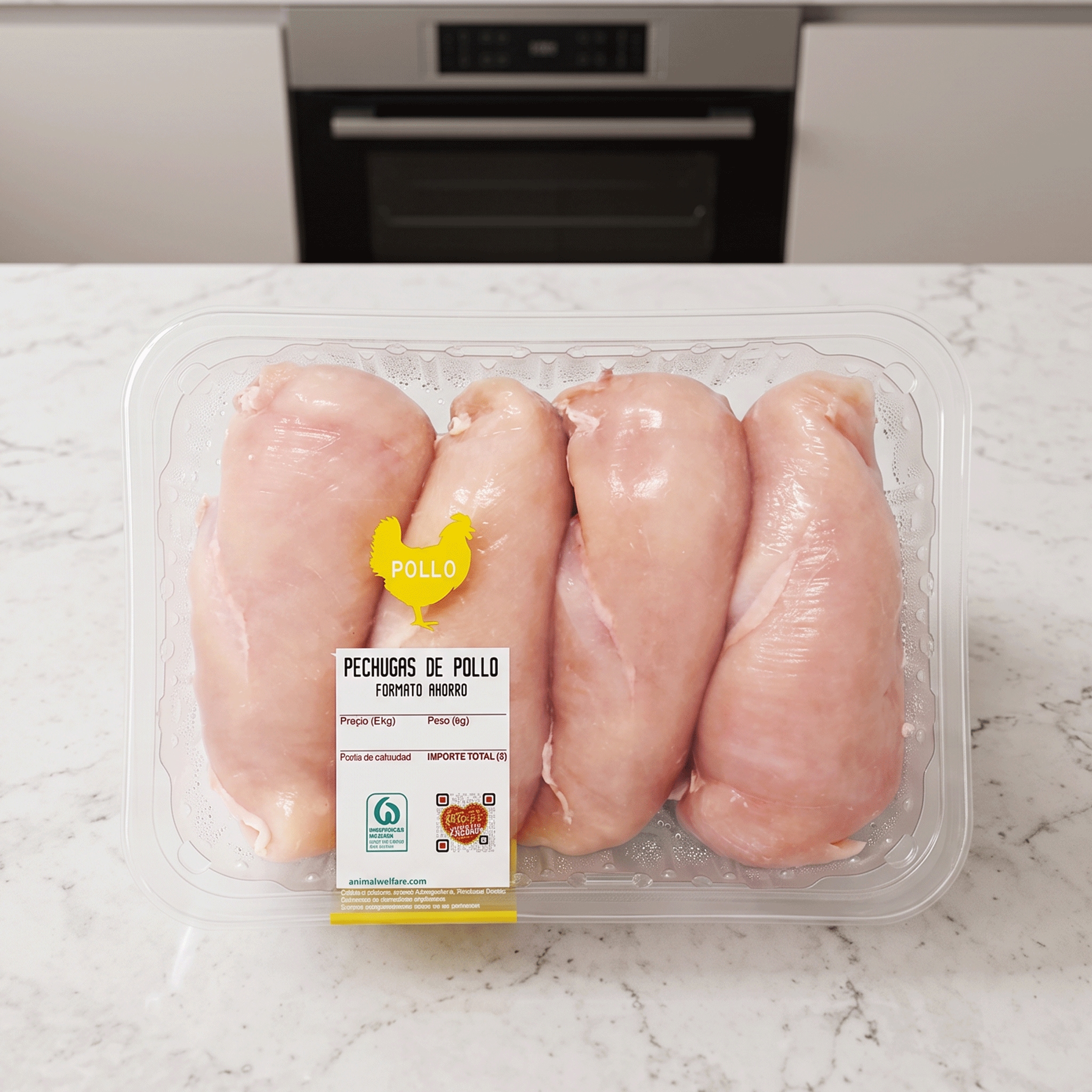 Pechuga entera de pollo formato ahorro 