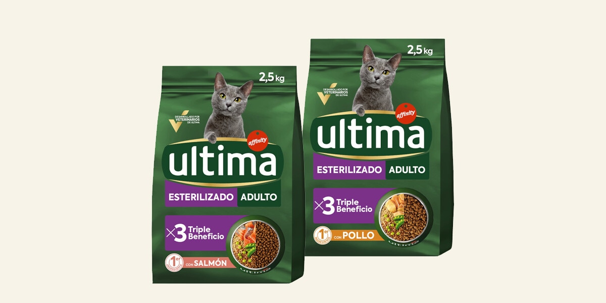 Pienso para gato formato 2,5kg Ultima