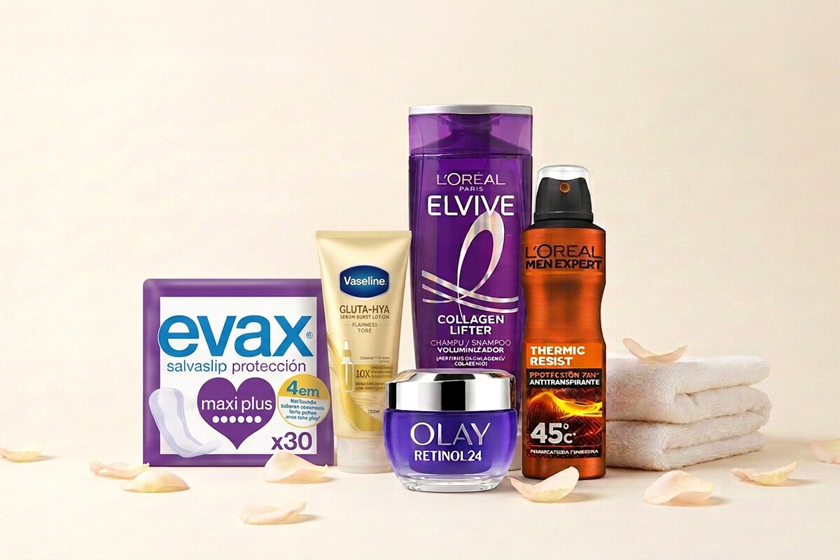 En más de 600 productos de Cuidado personal