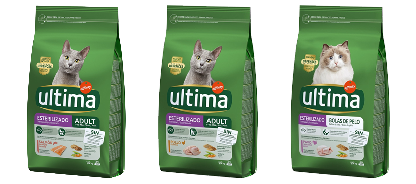Última Alimentación seca para gatos