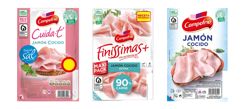 Campofrío Jamón cocido envasado