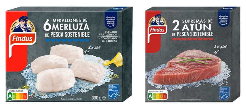 Findus Supremas de salmón o atún y medallones de merluza