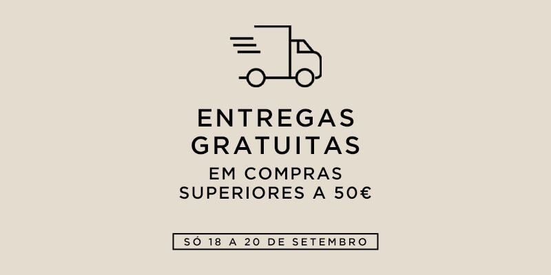 Entregas Grátis a partir de 50€