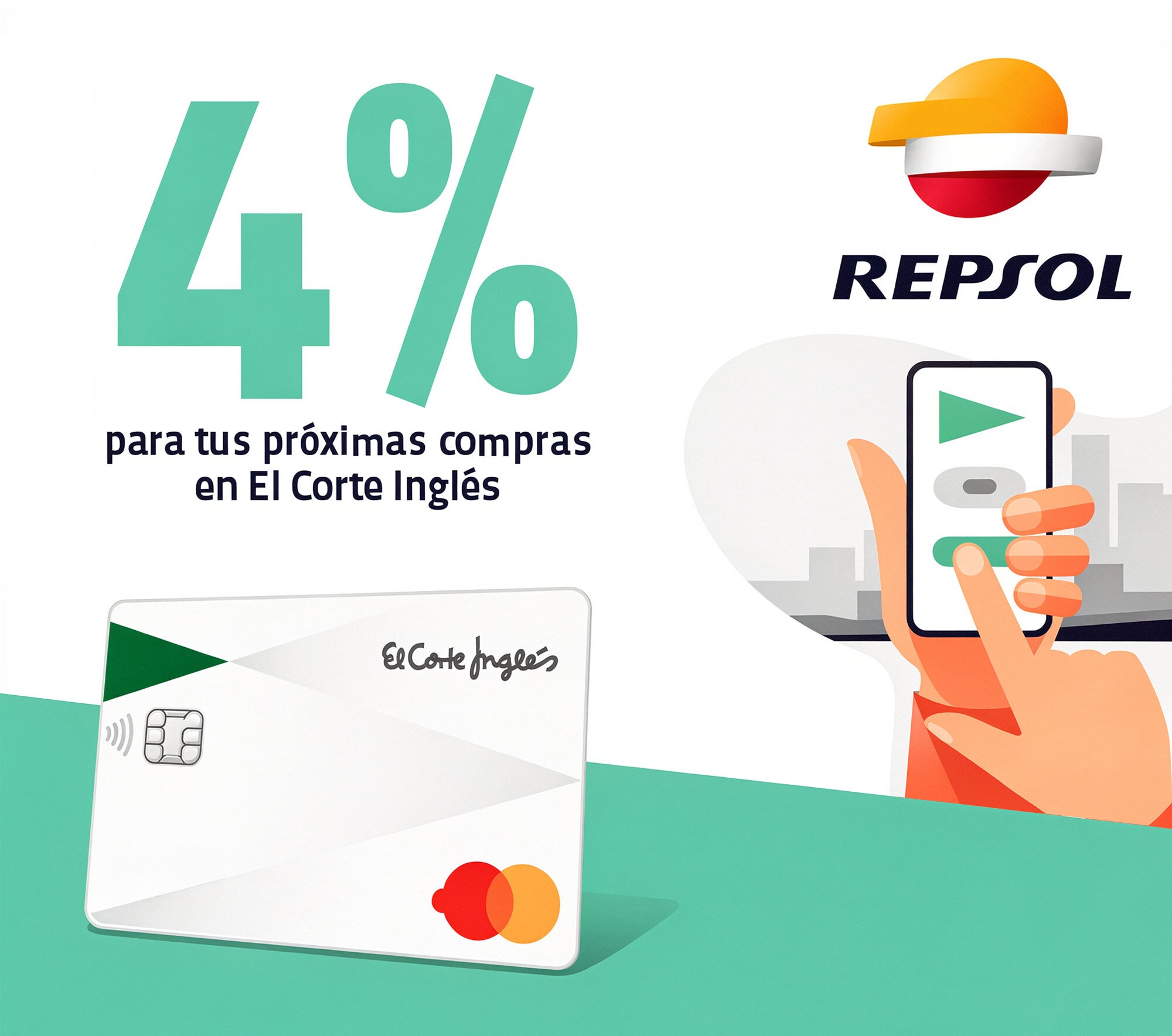 4% para tus próximas compras en El Corte Inglés