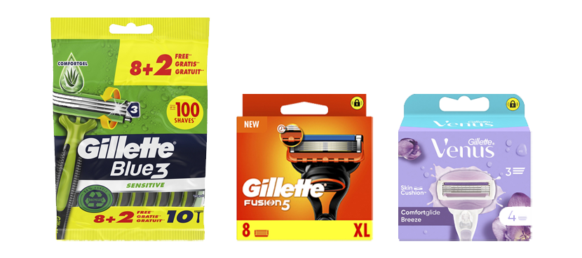Gillette Recambios y maquinillas desechables