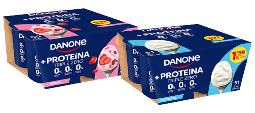 Danone Yogures con proteínas