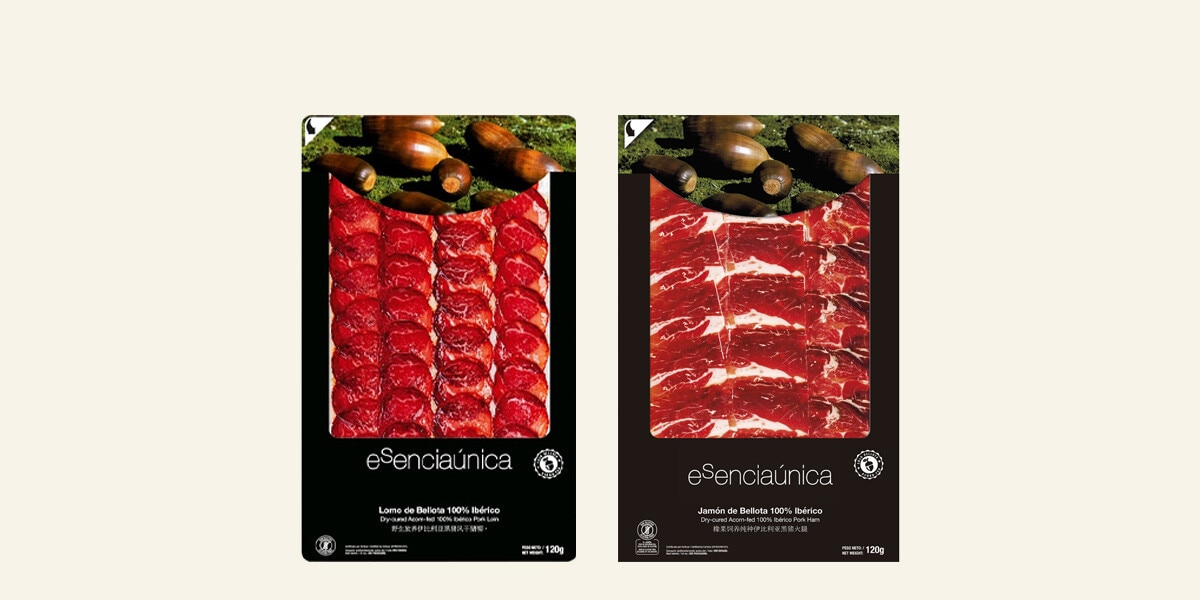 Loncheados de bellota 100% ibérico Esenciaúnica
