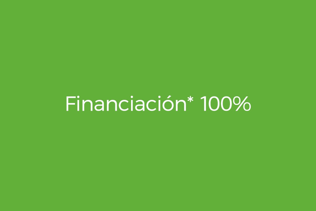 Financiación* 100%