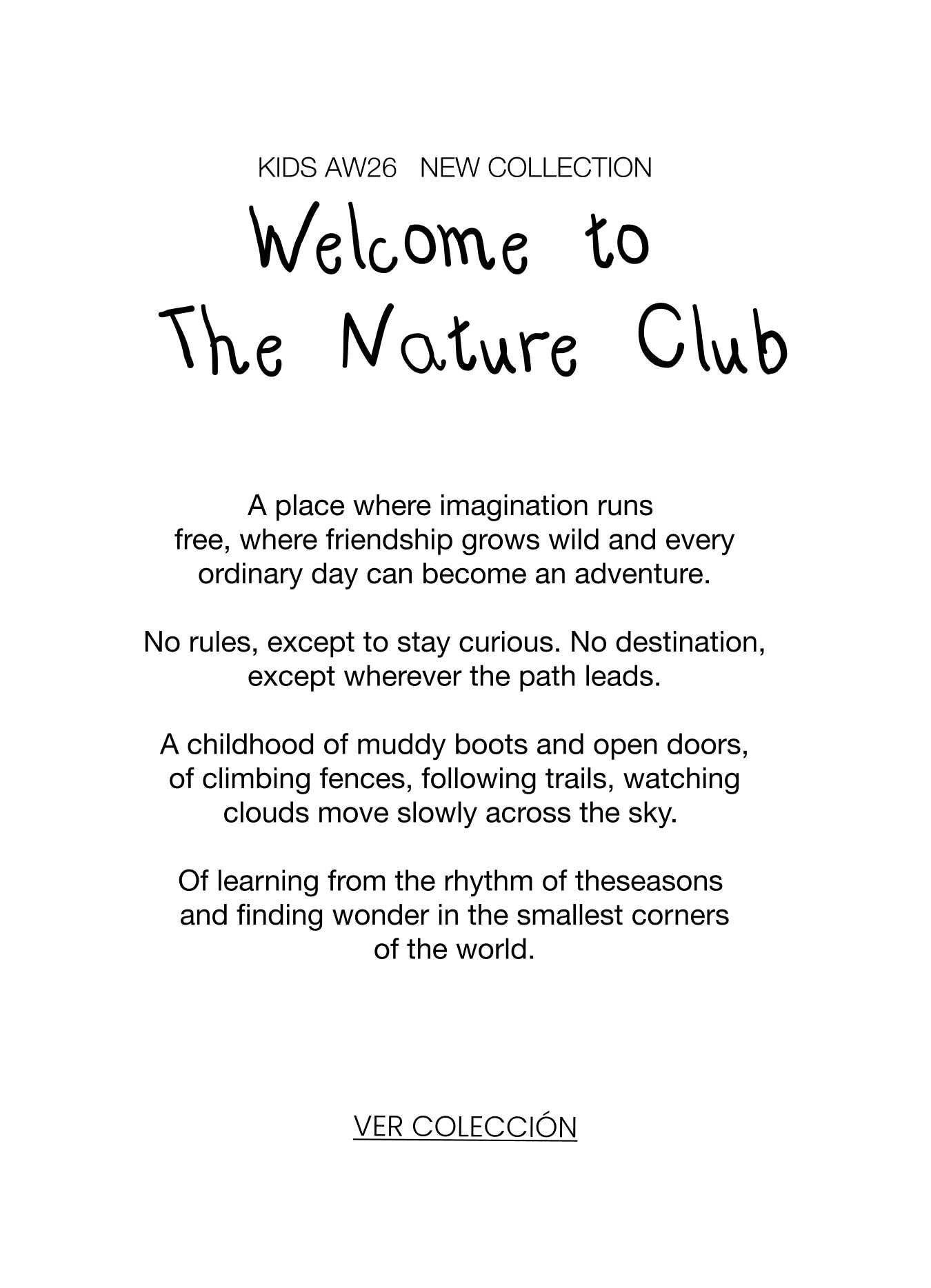 THE NATURE CLUB KIDS COLLECTION