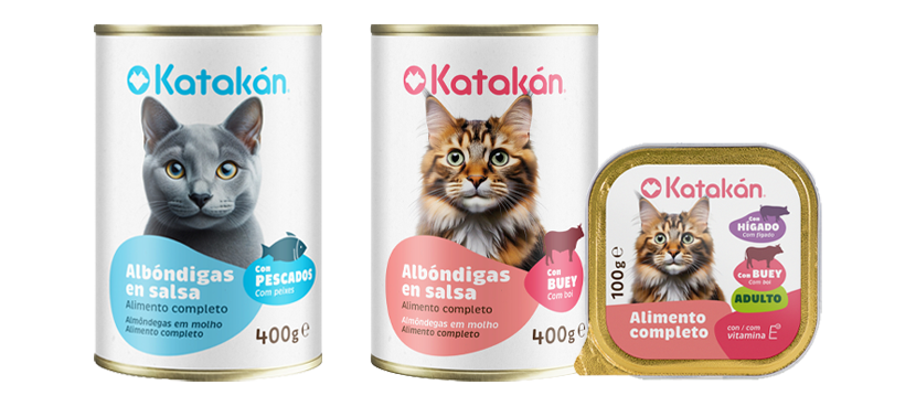 Katakan Comida húmeda para gatos