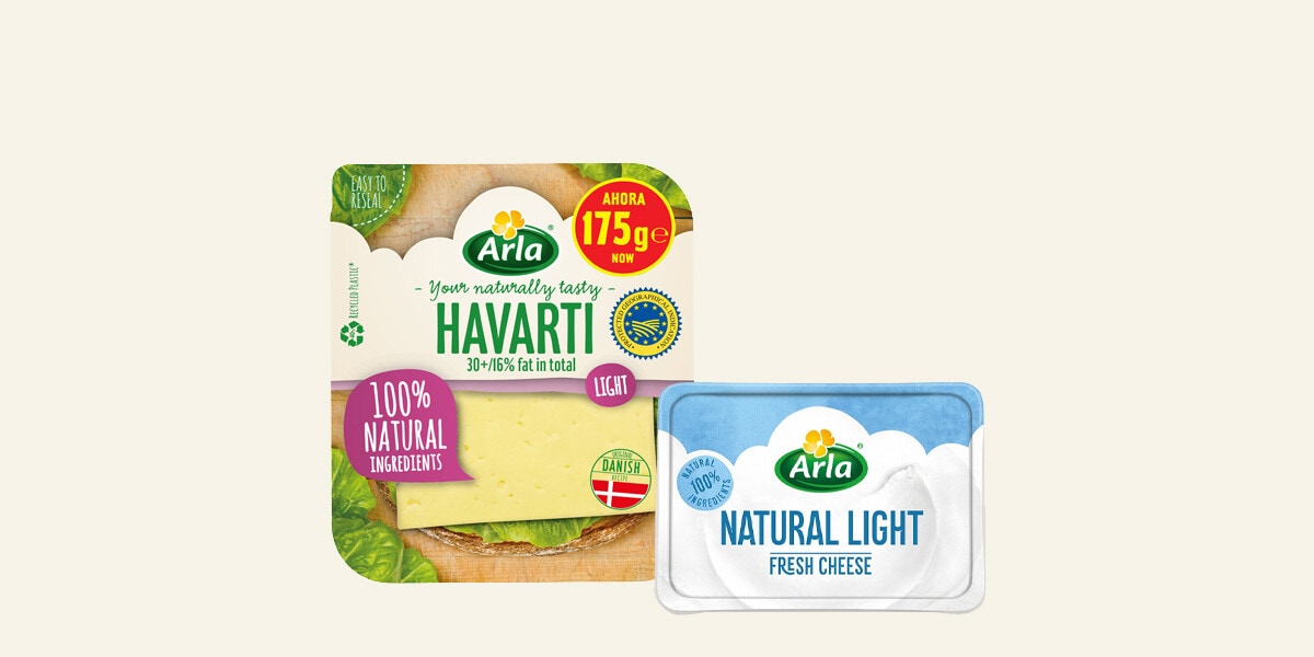 Quesos rallados y en lonchas Arla