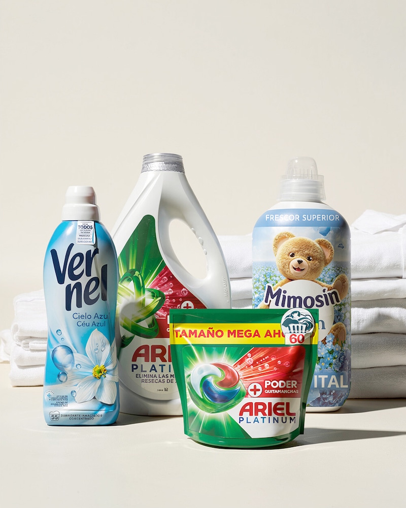 2ª unidad -50% en detergentes y suavizantes