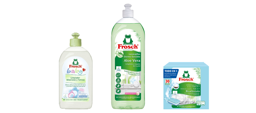Frosch Detergente para el lavavajillas y limpiadores