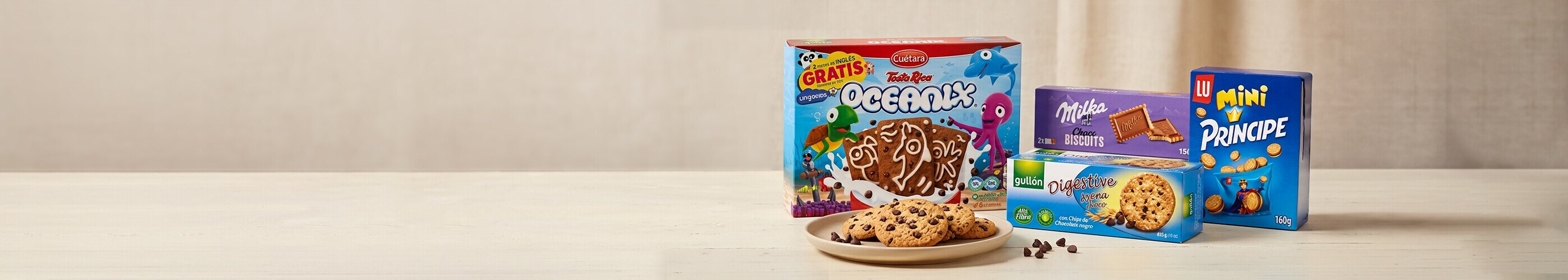 Galletas, chocolates y dulces