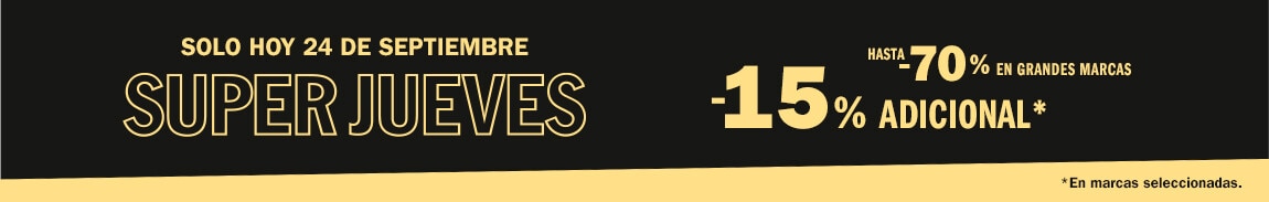 SuperJueves -15% adicional