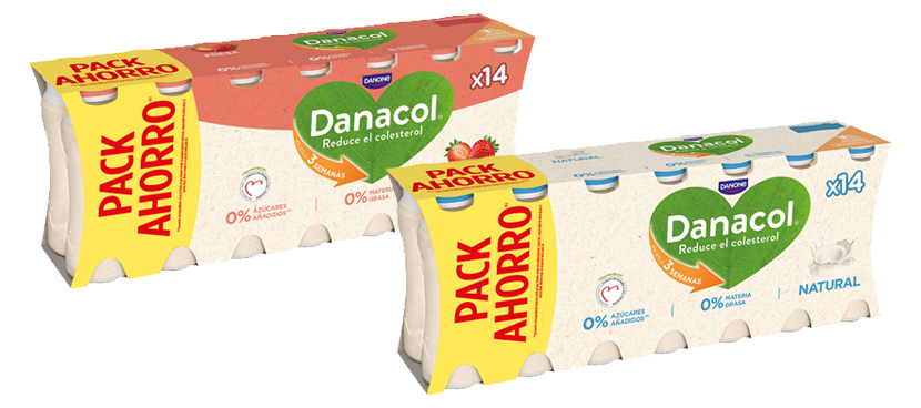 Danacol Yogures que te cuidan