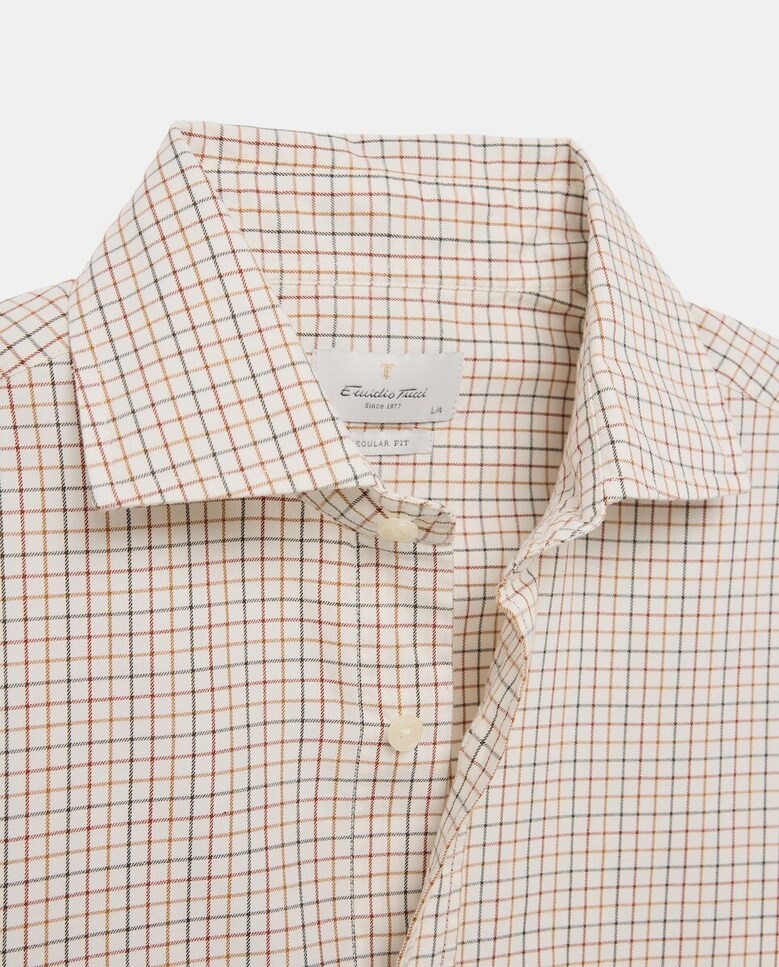 Camisa Casual de Sarja com Lavagem