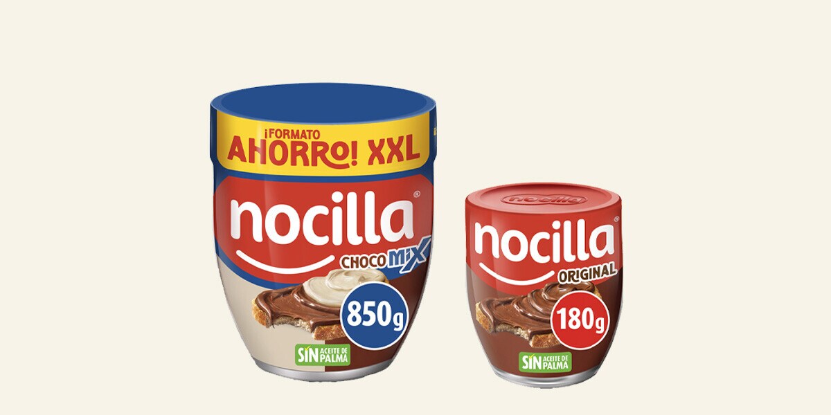 Cremas, barritas y galletas Nocilla