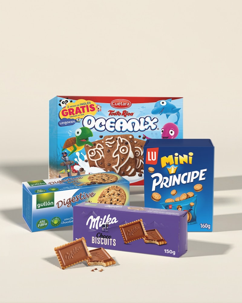 2ª unidad -50% en galletas, chocolates y dulces