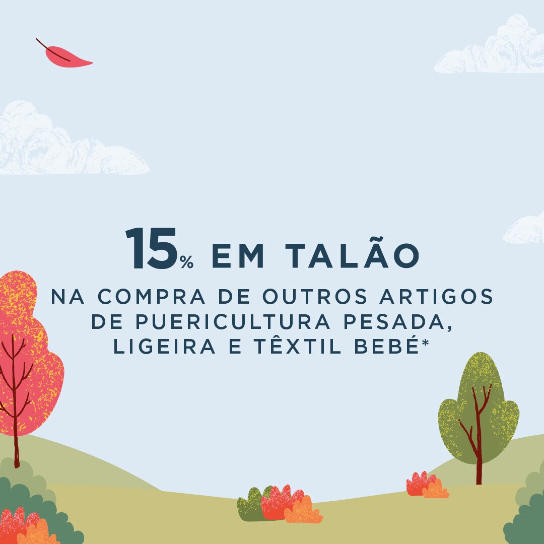 Feira do Bebé | Receba 15% em talão, na compra de produtos de Puericultura e artigos de bebé de Espaço Saúde.