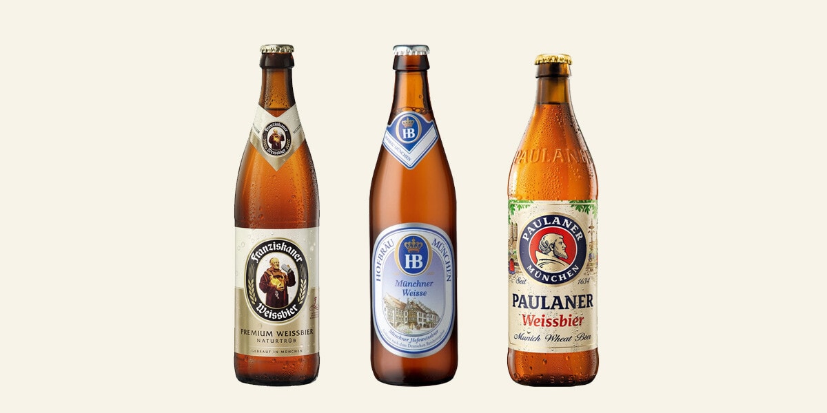 Cervezas de trigo Paulaner, Franziskaner y más