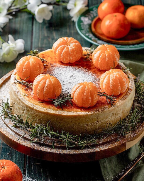 Cheesecake de Tangerina