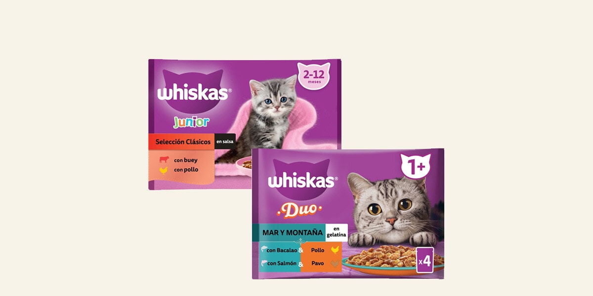 Comida húmeda para gatos Whiskas