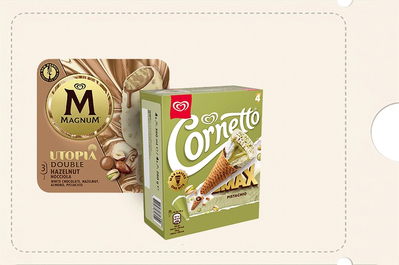 4€ de descuento por compras superiores a 12€ en selección de helados Magnum, Cornetto, Carte D'Or y Comtessa. Introduce código DTOCARTE al finalizar tu pedido. Exclusivo Online