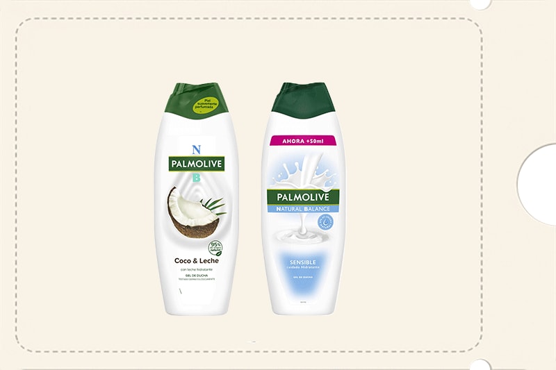 Por la compra de 4 unidades en una selección de geles de ducha de 600 ml de la marca Palmolive