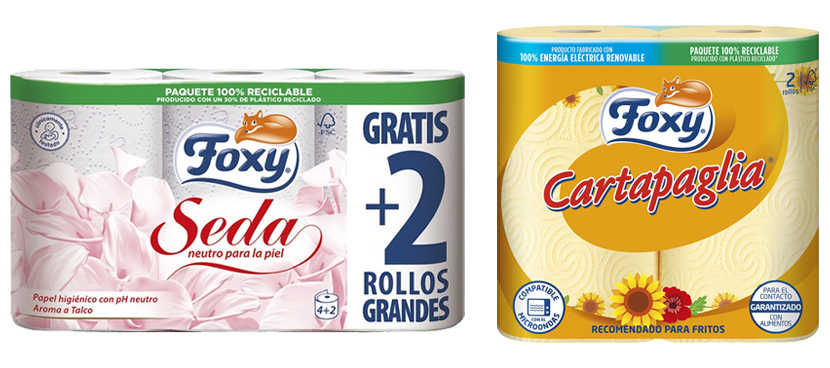 Foxy Papel higiénico, de cocina y pañuelos