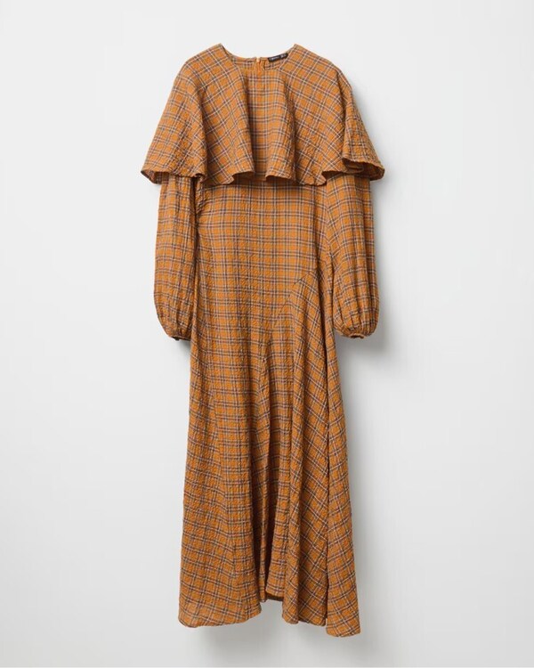 Vestido capa cuadros