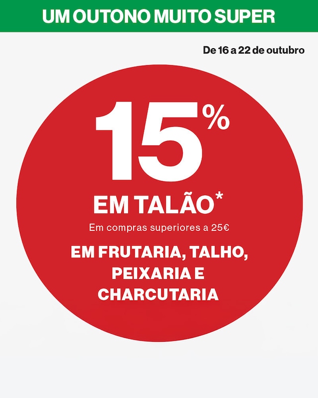 15% em Talão