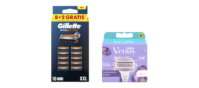Gillete Maquinillas y recambios desechables