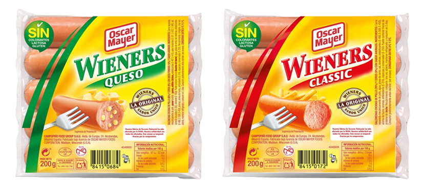 Oscar Mayer Salchichas clásicas, de pavo y de pollo