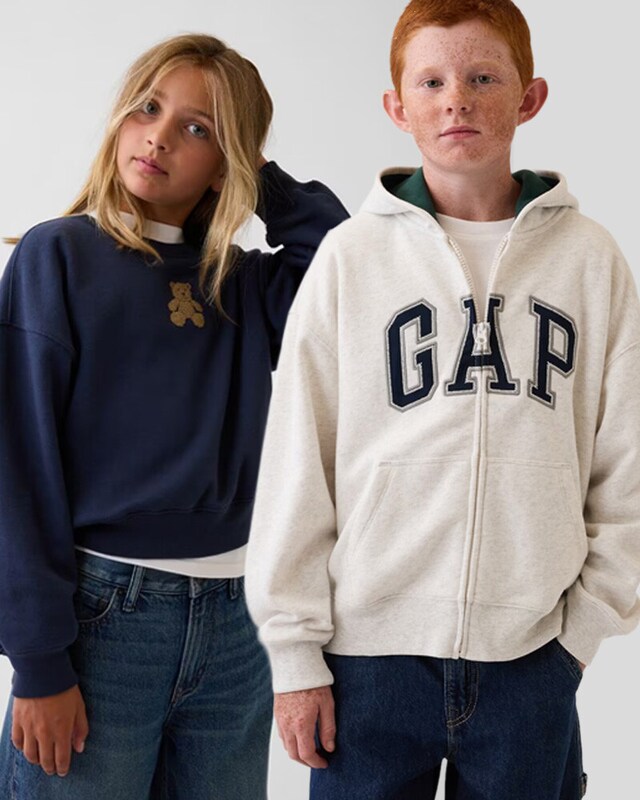 GAP Hoodie Days | -50% na compra da 2ª unidade em Moda Infantil, na loja online do El Corte Inglés