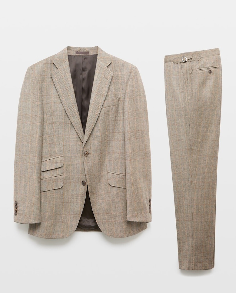Fato Clássico Príncipe de Gales Slim Fit