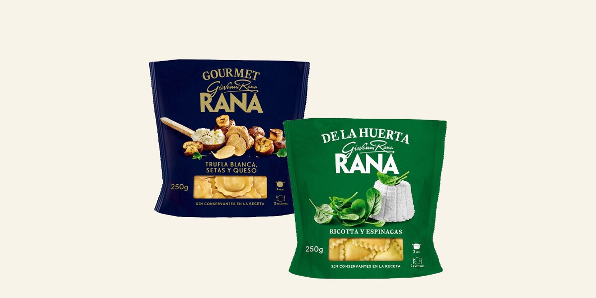 Pastas frescas rellenas Giovanni Rana